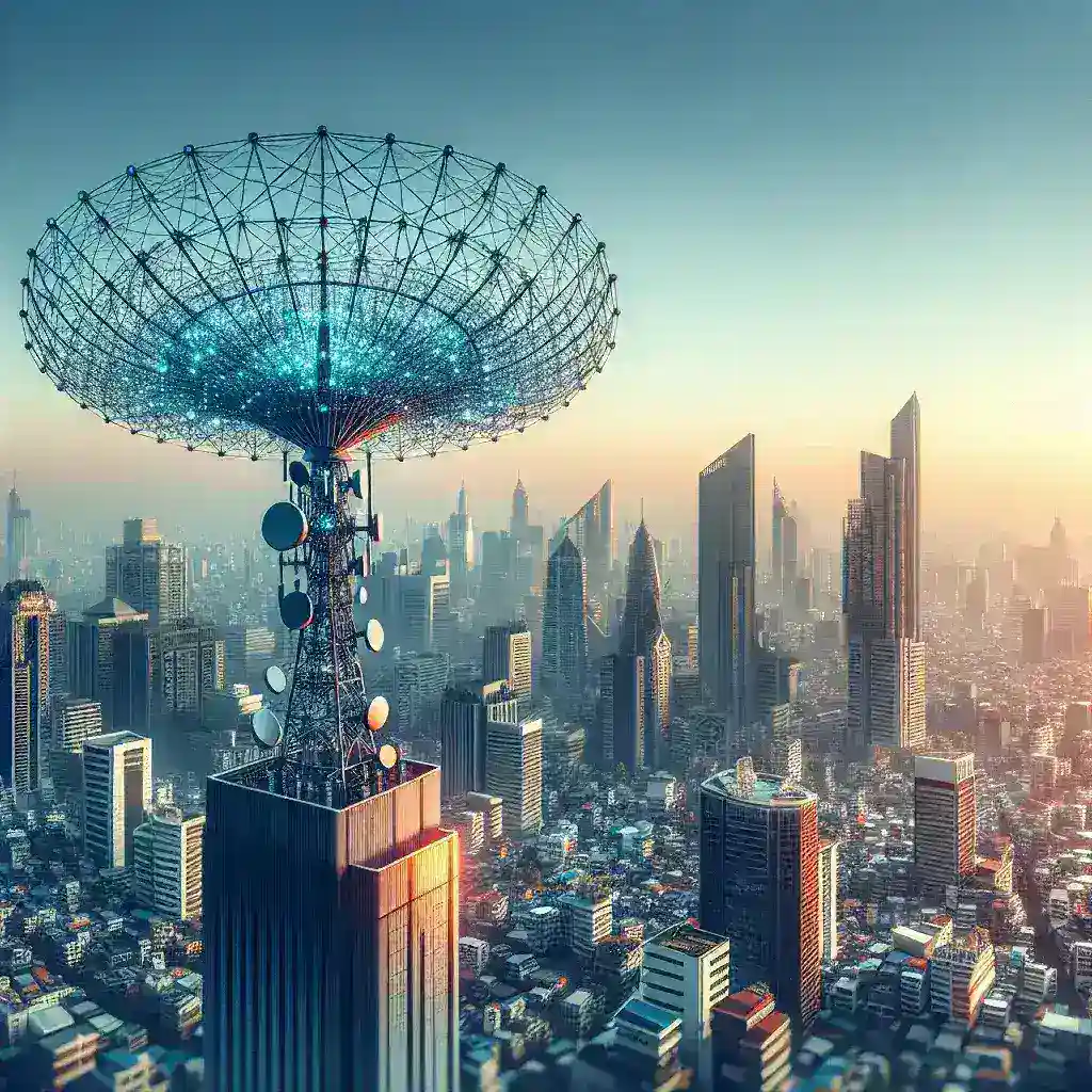 How do you optimize a network antenna for high-density areas?